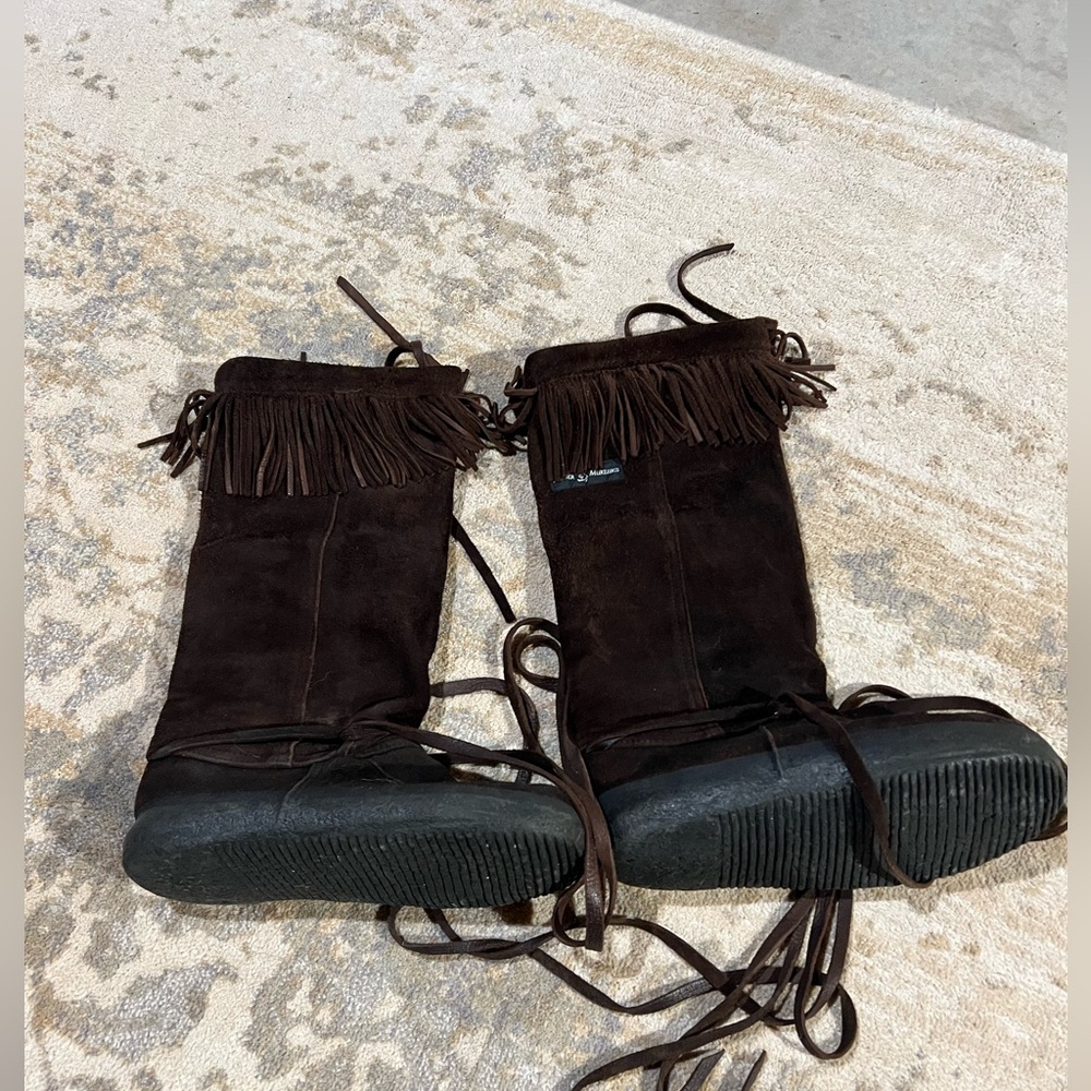 Steger Mukluks Kodiak Dark Brown Moosehide Boots